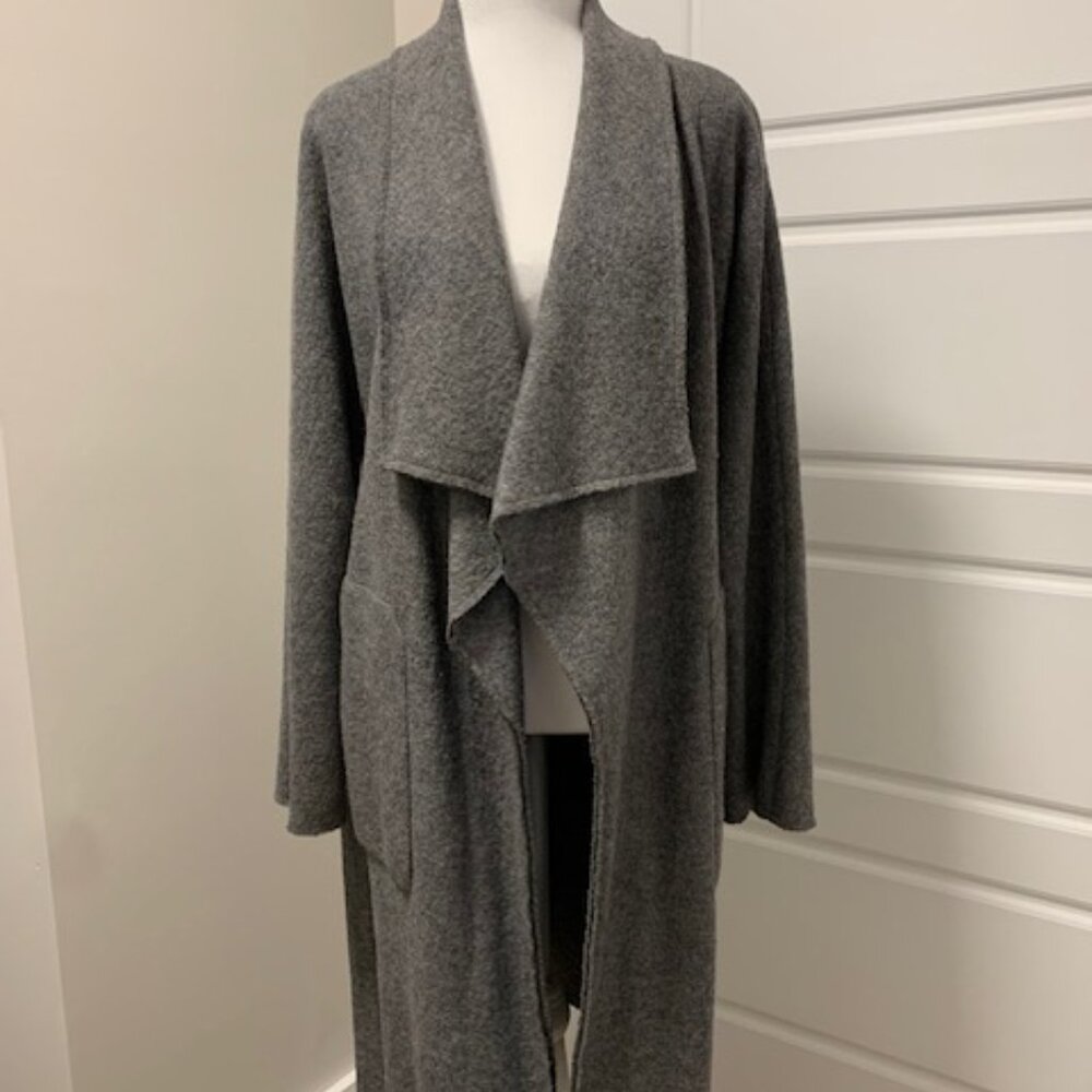 Mid-length cardigan coat Zara Basic